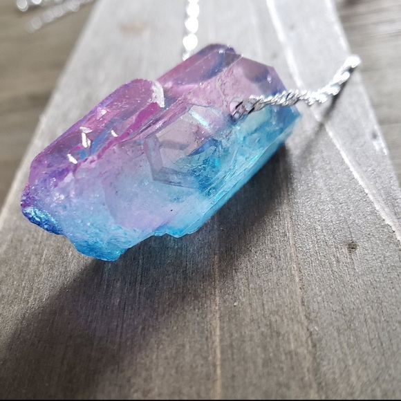 Fairy dust quartz necklace - Picture 4 of 8